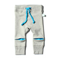 Minti Baby Hidden Knee Trackies Grey Marle with Popsicle Knees
